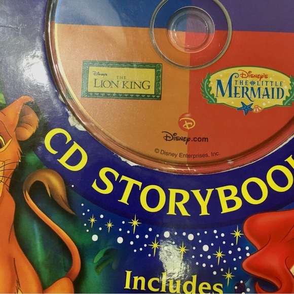 💝 DISNEY 💝 CD Storybook: Toy Story, Aladdin, The Little Mermaid, The Lion King - Picture 11 of 12